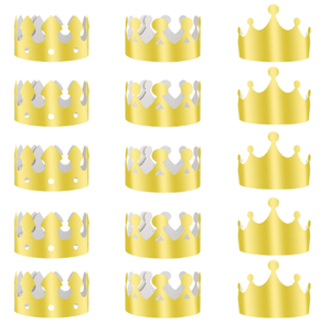 Corona <span class=keywords><strong>di</strong></span> <span class=keywords><strong>carta</strong></span> corona d'oro corona d'oro lamina d'oro cappello corona per festa <span class=keywords><strong>di</strong></span> compleanno Baby Shower foto oggetti <span class=keywords><strong>di</strong></span> scena - Product Image 5