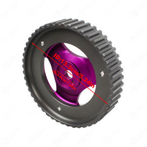 高性能アルミ合金調整可能カムギア三菱ランサーEVO4 5 6 7 8 9 4G63用カムギアタイミングギアプーリー - Product Image 3