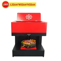 Printer Makanan Tinta Edible L805 CISS dengan Tinta Edible untuk Mencetak Kue, Latte Art, Kopi, Teh Susu, Kue Kering, dan Macaron