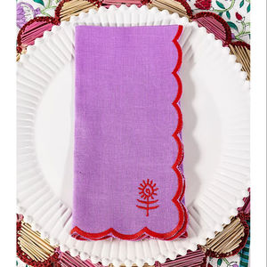 Servilletas personalizadas de algodón y lino con forma de Vieira de Color sólido, diseño moderno para fiesta, boda, cumpleaños, restaurante, uso en Hotel - Product Image 1