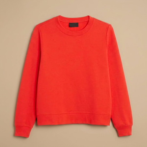 Pull court moyen pour femmes de haute qualité sweat-shirt personnalisé bouffant impression conception col rond avec logo sweats - Product Image 3