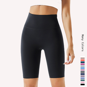 Quần Đùi Biker Cho Nữ Quần Đùi Cạp Cao Kiểm Soát Bụng Cho Mùa Hè Tập Luyện Yoga Chạy Bơ Quần Short Mềm - Product Image 1