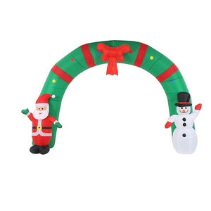 Ourwarm tùy chỉnh khổng lồ búp bê bán buôn thổi UPS Santa Snowman nhà sân trang trí Giáng sinh inflatables - Product Image 3