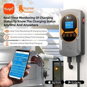 Station de <span class=keywords><strong>recharge</strong></span> <span class=keywords><strong>pour</strong></span> véhicules électriques Feyree Type 2 22 kW, triphasée, fonction DLB avec <span class=keywords><strong>carte</strong></span> RFID, <span class=keywords><strong>recharge</strong></span> programmée <span class=keywords><strong>pour</strong></span> une charge rapide des véhicules électriques - Product Image 6