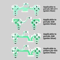 Film conducteur pour manette de jeu PS5 PS4 PS3 PS2, circuit imprimé flexible pour boutons de manette