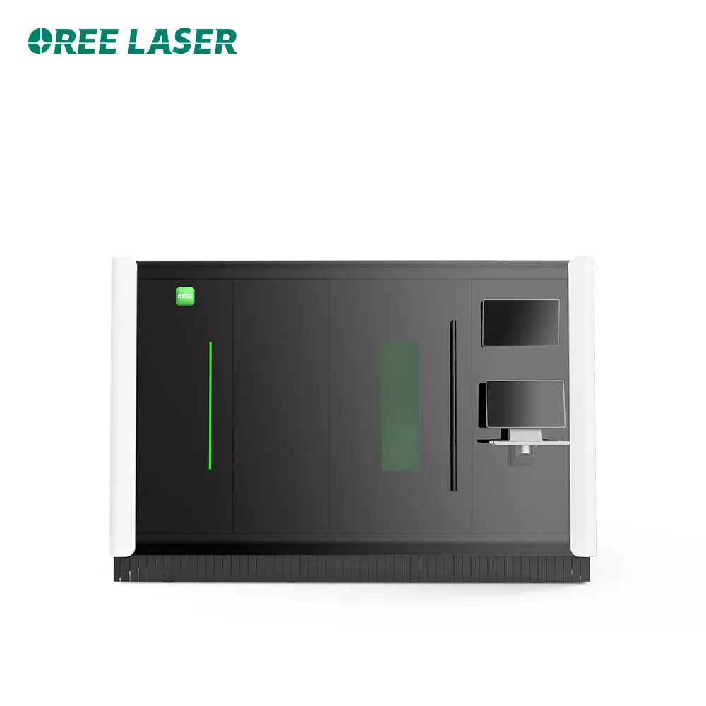 Mesin pemotong Laser CNC dengan serbuk pembersih untuk asap Internal dan debu selama pemotongan
