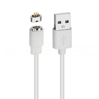 Cable Adaptador Magnético Macho de 5 Pines HYTEPRO M553, Carga y Sincronización de Datos Anti-Inversión de 2A para Dispositivos Electrónicos Industriales e Inteligentes