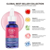 Sérum PDRN Marque Blanche, Sérum PDRN Peptide Rose 12 OEM ODM avec ADN de Saumon & Vitamine C pour Réparation Cutanée, Hydratation et Apaisement