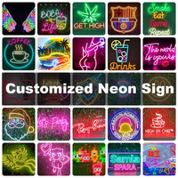 Enseigne néon rétroéclairée élégante en acrylique LED, lettres lumineuses pour la maison, le bureau, les entreprises, la publicité, utilisation directionnelle, étanche IP65
