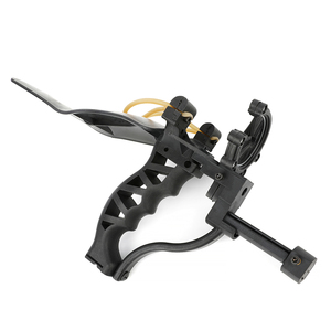 プロのフィッシュシューターナイロンボウスタンドスリングショットハンドガードとアロースタンド屋外ハンティングシューティング強力なスリングショット - Product Image 2