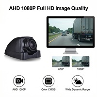Camera op maat gemaakt 9-36v 720p 1080p Nachtzicht Waterdicht Achteruitkijkspiegel Vooruitkijkspiegel Zijuitkijkspiegel AHD Universele Mini Verborgen Camera voor