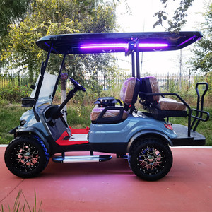 Autobús turístico eléctrico con luz LED chino, carrito de golf eléctrico cómodo y personalizado de 4 plazas a la venta - Product Image 4