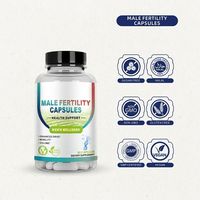 Capsules de fertilité masculine HDK OEM ODM avec racine de maca, algues marines, iode et vitamines pour la santé reproductive, l'énergie et le bien-être des hommes