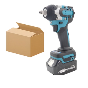 Llave de impacto eléctrica sin escobillas de iones de litio de alto torque 800N, destornillador recargable de grado industrial con portabrocas de impacto - Product Image 5
