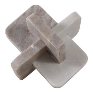 Scultura Decorativa in Marmo a Nodo per Casa, Ufficio, Bagno - Design Artistico Contemporaneo - Product Image 1