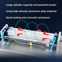 Machine de remplissage pneumatique en acier inoxydable pour liquides et pâtes, remplisseur de bouteilles et de bocaux