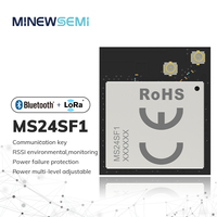 Module combiné LoRa BLE longue portée MinewSemi MS24SF18 NRF52840+SX1262 5KM +22dBm 1M Flash 512 RAM GPIO35 Multi-interface