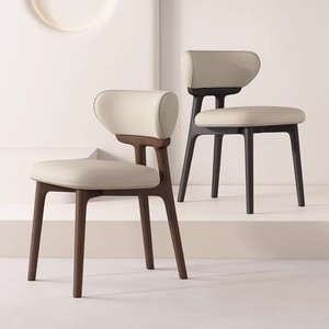Solid Wood <strong>Dining</strong> Chair Home Nordic Cotton Linen Fabric Hotel Backrest Chair Modern Simple Restaurant <strong>Dining</strong> <strong>Table</strong> Chair <strong>Stool</strong> - Product Image 1