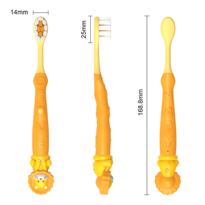 Nuevo diseño Animal vaca Tigre Panda León forma niño cepillo de dientes para chico lindo cepillo de dientes Animal cepillo de dientes para niños cepillo de dientes - Product Image 3