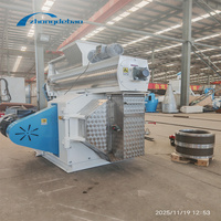 Nueva Máquina de Pellets con Matriz de Anillo Totalmente Automática |   Equipo de Producción de Alimento para Animales de Alta Resistencia, Capacidad de 1-10 TPH, Tamaño de Pellets de 2-12 mm