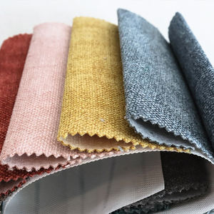 SIDI Branch Venta al por mayor Hometextlite Tela de lino <span class=keywords><strong>Falx</strong></span> de tacto suave sostenible Tela de cortina de poliéster de moda - Product Image 4