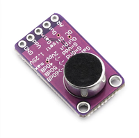 Module d'amplificateur AGC pour microphone MAX9814 (CMA-4544PF-W) - Préamplificateur audio haute performance avec contrôle automatique du gain