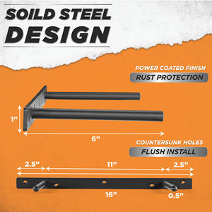 16-дюймовый сверхмощный плавающий кронштейн для полок сплошная Стальная жалюзи поддерживает невидимые скрытые кронштейны для деревянного настенного монтажа скрытый - Product Image 2