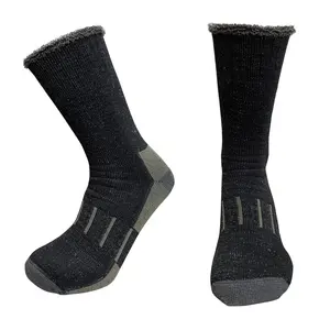Горячие продажи на заказ зимние теплые уличные спортивные мериносы шерстяные Лыжные носки для мужчин