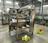 Variabel toerental fruitpulper, corrosiebestendige fruit- en groentepulper, complete pulperingsapparatuur voor voedingsfabrieken