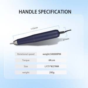 Micromotor Dental OEM, Pieza de Mano de Alta Potencia, Alto Torque, 50000 rpm, Micromotor sin Escobillas, Herramienta de Joyería 686 - Product Image 4