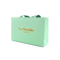 Sacs personnalisables pour bijoux, sachets en papier de luxe, emballage avec votre propre logo, vente en gros, 100 pièces