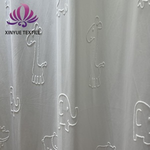 Cortinas Translúcidas Jacquard con Diseño Ondulado 3D en Relieve, Tamaño Personalizado, Elegante Diseño Arrugado, Superficie Texturizada Tipo Gamuza, Protección UV - Product Image 3