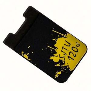 Étui de téléphone élastique promotionnel avec porte-cartes de crédit et d'identité, adhésif autocollant, cadeau d'affaires - Product Image 3