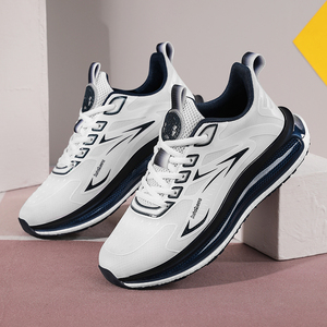 Zapatillas Deportivas de Malla Transpirable de Alta Calidad para Hombre, Zapatillas de Moda con Cordones y Amortiguación para Caminar - Product Image 4