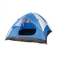 Tente Gonflable Automatique à Montage Rapide, Imperméable, Luxe, pour Glamping en Extérieur, Colonne d'Air, Une Chambre, Quatre Saisons, 2-4 Personnes