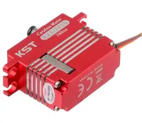 Moteur servo numérique miniature KST X15-755X 10.2Kgf.cm 0.04sec à engrenages métalliques, sans noyau, DC7.4V, programmable, démarrage progressif pour modèles RC