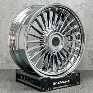 Cerchi in Lega Forgiati Bku a 2 Pezzi 5x127 per <span class=keywords><strong>Cadillac</strong></span> 62 Coupe Sedan <span class=keywords><strong>DeVille</strong></span> 60 Special Fleetwood, 20 Pollici 8.5J, Cromati Personalizzati - Product Image 1