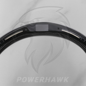 Nuevo Volante Deportivo PowerHawk de Fibra de Carbono y Cuero para Volkswagen Golf 6-8R <span class=keywords><strong>GTI</strong></span> <span class=keywords><strong>Polo</strong></span> Jetta para CC para Scirocco - Product Image 3