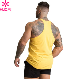 Vente en gros de vêtements de sport Débardeurs fuselés pour hommes Offre Spéciale vêtements d'entraînement Stringers de musculation de fitness personnalisés - Product Image 4