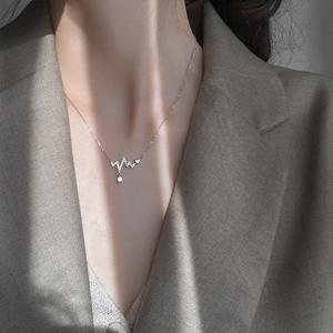 Collier ras de cou à chaîne à maillons réglable minimaliste romantique, cadeau de la Saint-Valentin, bijoux de mode unisexe, sous-culture punk - Product Image 6