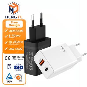 Caricabatterie USB-C PD PPS a Ricarica Rapida da 45 Watt, Cavo Tipo C, Caricatore da Parete OEM - Product Image 1