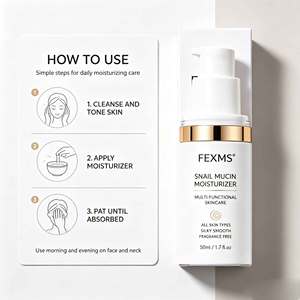 Crème gel d'escargot en marque propre, réduit les rougeurs, cicatrise les cicatrices, atténue les taches brunes, anti-âge, hydratant - Product Image 4