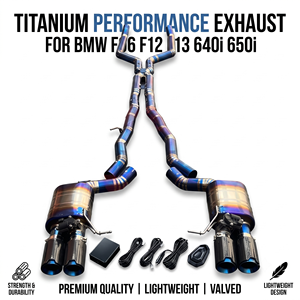 ท่อไอเสียไทเทเนียมประสิทธิภาพสูงสำหรับกีฬา BMW ท่อ catback ควบคุมวาล์ว650i 640i F13 F12 F06 - Product Image 1