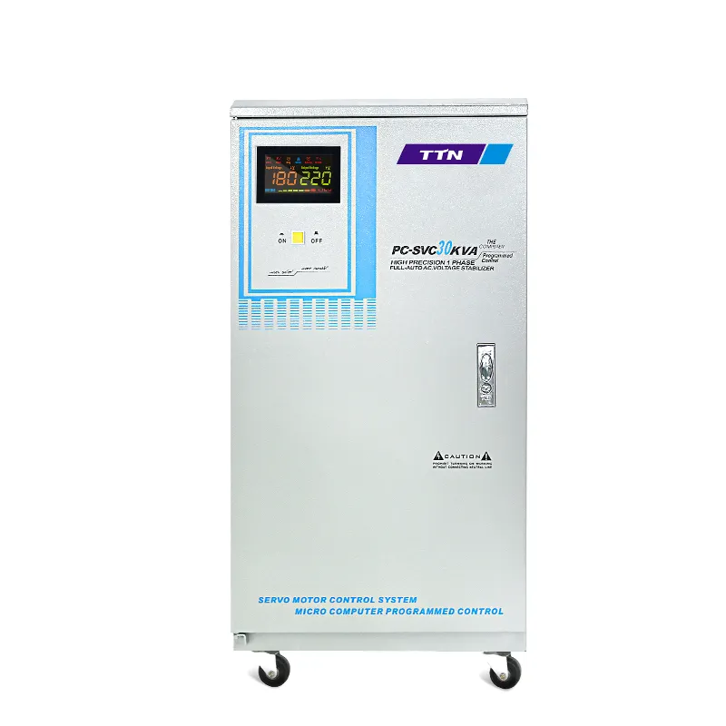 TTN AVR 10KVA 220V Motor Servo AC Stabilizer tegangan fase tunggal Ac Avr Harga penstabil tegangan