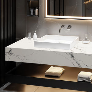 หินควอตซ์เทียมรันพิน คาลาคัตต้า แผ่นใหญ่ สำหรับเคาน์เตอร์ครัว โครงการโรงแรมทันสมัย ราคาขายส่งสำหรับผู้จัดจำหน่าย - Product Image 2