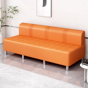 Ensembles de mobilier de salon de beauté : Canapé d'attente moderne en cuir, station de coiffure avec miroir, chaise de <span class=keywords><strong>coiffeur</strong></span>, mobilier de salon et salle à manger - Product Image 5