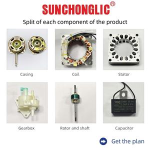 <span class=keywords><strong>Motor</strong></span> de Ventilador Elétrico Sunchonglic 45W 220V 50Hz para Ventiladores de Mesa de 16 e 18 Polegadas Melhor Preço em Bangladesh - Product Image 3