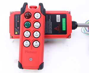 Support multilingue 6 boutons à vitesse unique Levier Palan à chaîne Télécommande radio industrielle - Product Image 3