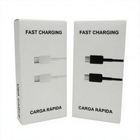 Câble de charge USB Type-C vers Type-C 1m en PVC pour téléphone mobile V8 5V 2A, transfert de données, charge rapide