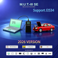 Dernière version du testeur multi-usages Mitsubishi MUT III 3, deuxième édition SEW24031-01, prise en charge de la programmation des clés/télécommandes J2534 MINI VCI